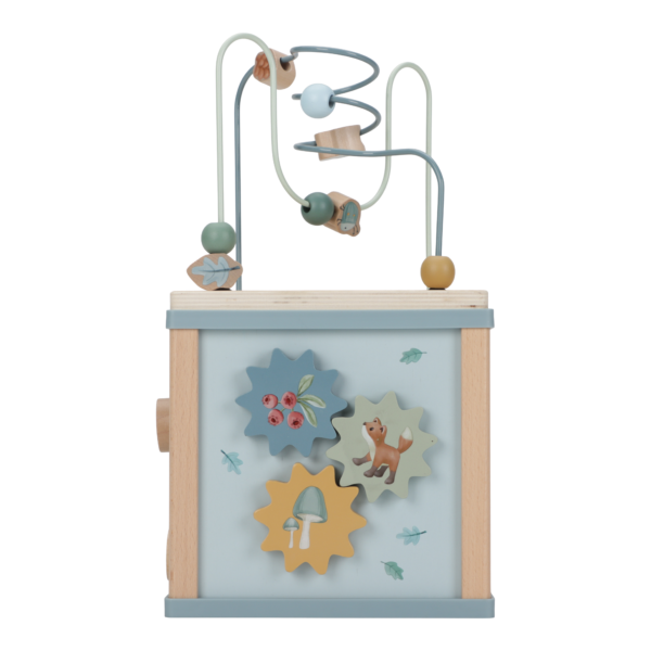 Wooden activity cube - Forest Friends FSC